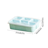 Xuniizn Bento Box Adult Lunch Box, Containers for Adults Men Women, Lunchable Food Container with Utensils, Sauce Jar, Muffin Liners, Microwave & Dishwasher Safe Green#6