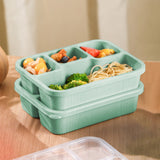 Xuniizn Bento Box Adult Lunch Box, Containers for Adults Men Women, Lunchable Food Container with Utensils, Sauce Jar, Muffin Liners, Microwave & Dishwasher Safe Green#6