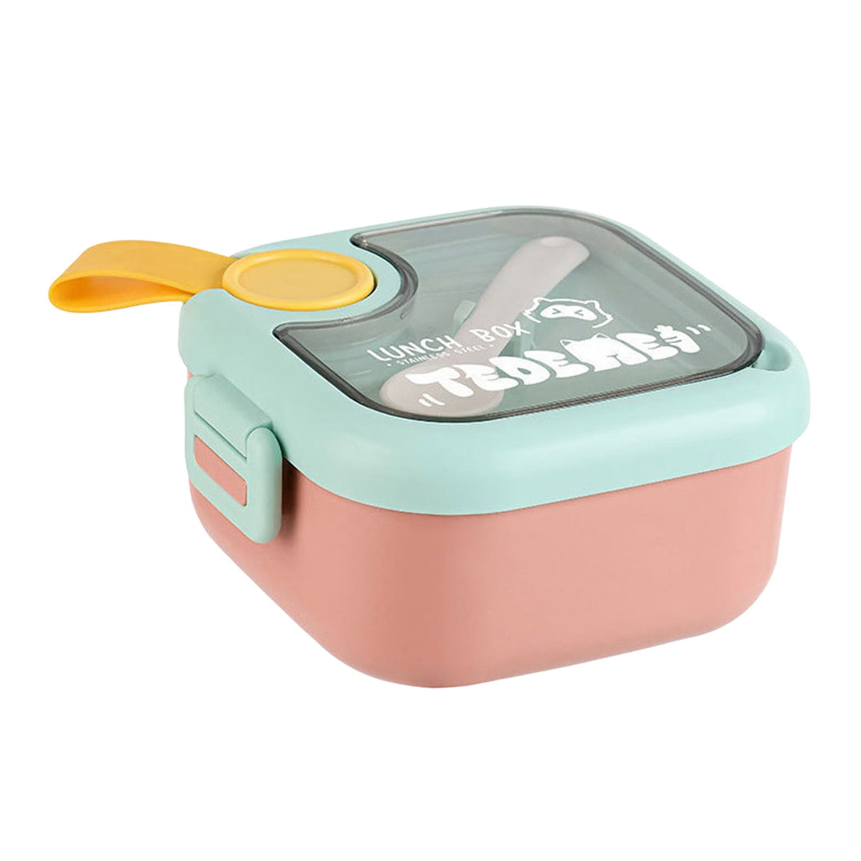 Xuniizn Bento Box Adult Lunch Box, Containers for Adults Men Women, Lunchable Food Container with Utensils, Sauce Jar, Muffin Liners, Microwave & Dishwasher Safe Pink#1