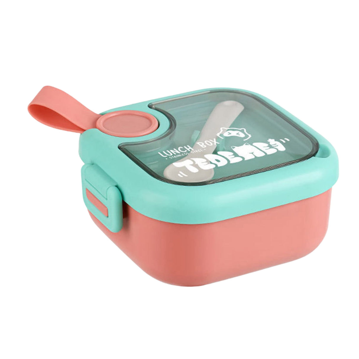 Xuniizn Bento Box Adult Lunch Box, Containers for Adults Men Women, Lunchable Food Container with Utensils, Sauce Jar, Muffin Liners, Microwave & Dishwasher Safe Pink#2