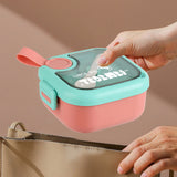 Xuniizn Bento Box Adult Lunch Box, Containers for Adults Men Women, Lunchable Food Container with Utensils, Sauce Jar, Muffin Liners, Microwave & Dishwasher Safe Pink#2