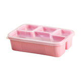 Xuniizn Bento Box Adult Lunch Box, Containers for Adults Men Women, Lunchable Food Container with Utensils, Sauce Jar, Muffin Liners, Microwave & Dishwasher Safe Pink#7
