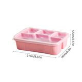 Xuniizn Bento Box Adult Lunch Box, Containers for Adults Men Women, Lunchable Food Container with Utensils, Sauce Jar, Muffin Liners, Microwave & Dishwasher Safe Pink#7