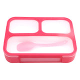 Xuniizn Bento Box Adult Lunch Box, Containers for Adults Men Women, Lunchable Food Container with Utensils, Sauce Jar, Muffin Liners, Microwave & Dishwasher Safe Red