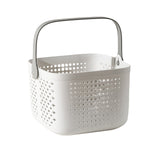 Xuniizn Plastic Shower Caddy Portable Bucket, Cleaning Shower Basket with Handle Compartments Storage Organizer for Bathroom Kitchen College Dorm Sink A