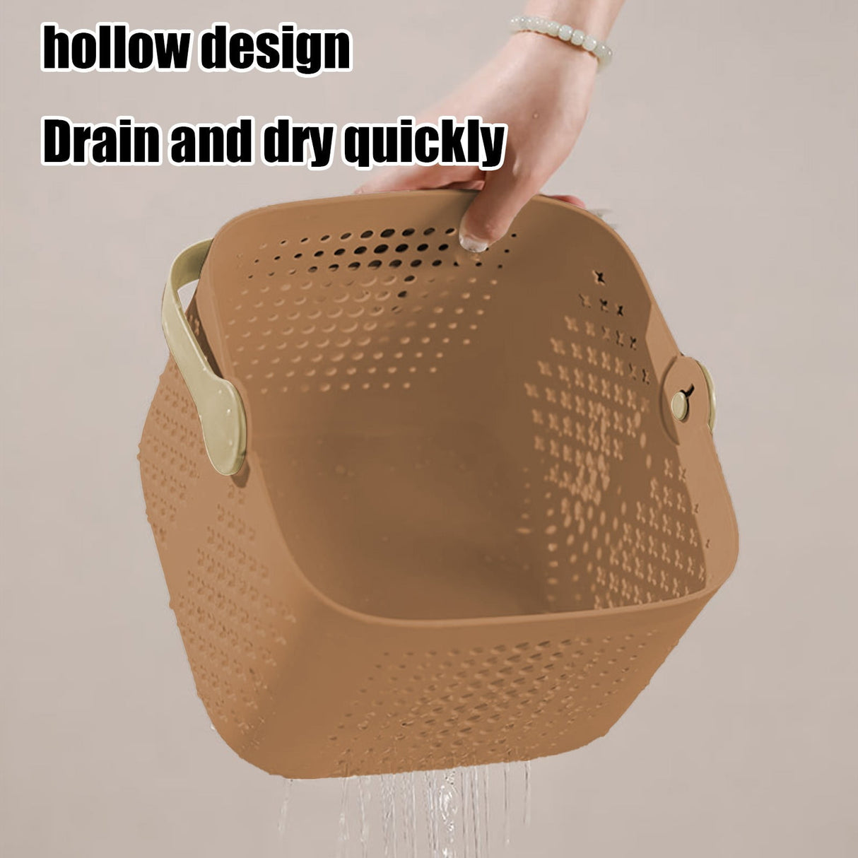 Xuniizn Plastic Shower Caddy Portable Bucket, Cleaning Shower Basket with Handle Compartments Storage Organizer for Bathroom Kitchen College Dorm Sink C