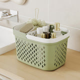 Xuniizn Plastic Shower Caddy Portable Bucket, Cleaning Shower Basket with Handle Compartments Storage Organizer for Bathroom Kitchen College Dorm Sink E