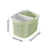 Xuniizn Plastic Shower Caddy Portable Bucket, Cleaning Shower Basket with Handle Compartments Storage Organizer for Bathroom Kitchen College Dorm Sink E