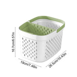 Xuniizn Plastic Shower Caddy Portable Bucket, Cleaning Shower Basket with Handle Compartments Storage Organizer for Bathroom Kitchen College Dorm Sink F