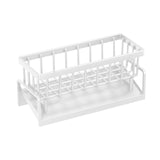 PALIFEUR Sponge Holder for Kitchen Sink, Kitchen Sink Organizer Rustproof 304 Stainless Steel Detachable Dishcloth Rack Sink Caddy, Kitchen Sponge Holder Bathroom Organizer Brush Holder Storage XA_#White