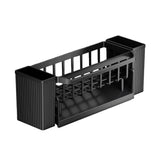 PALIFEUR Sponge Holder for Kitchen Sink, Kitchen Sink Organizer Rustproof 304 Stainless Steel Detachable Dishcloth Rack Sink Caddy, Kitchen Sponge Holder Bathroom Organizer Brush Holder Storage XC_#Black