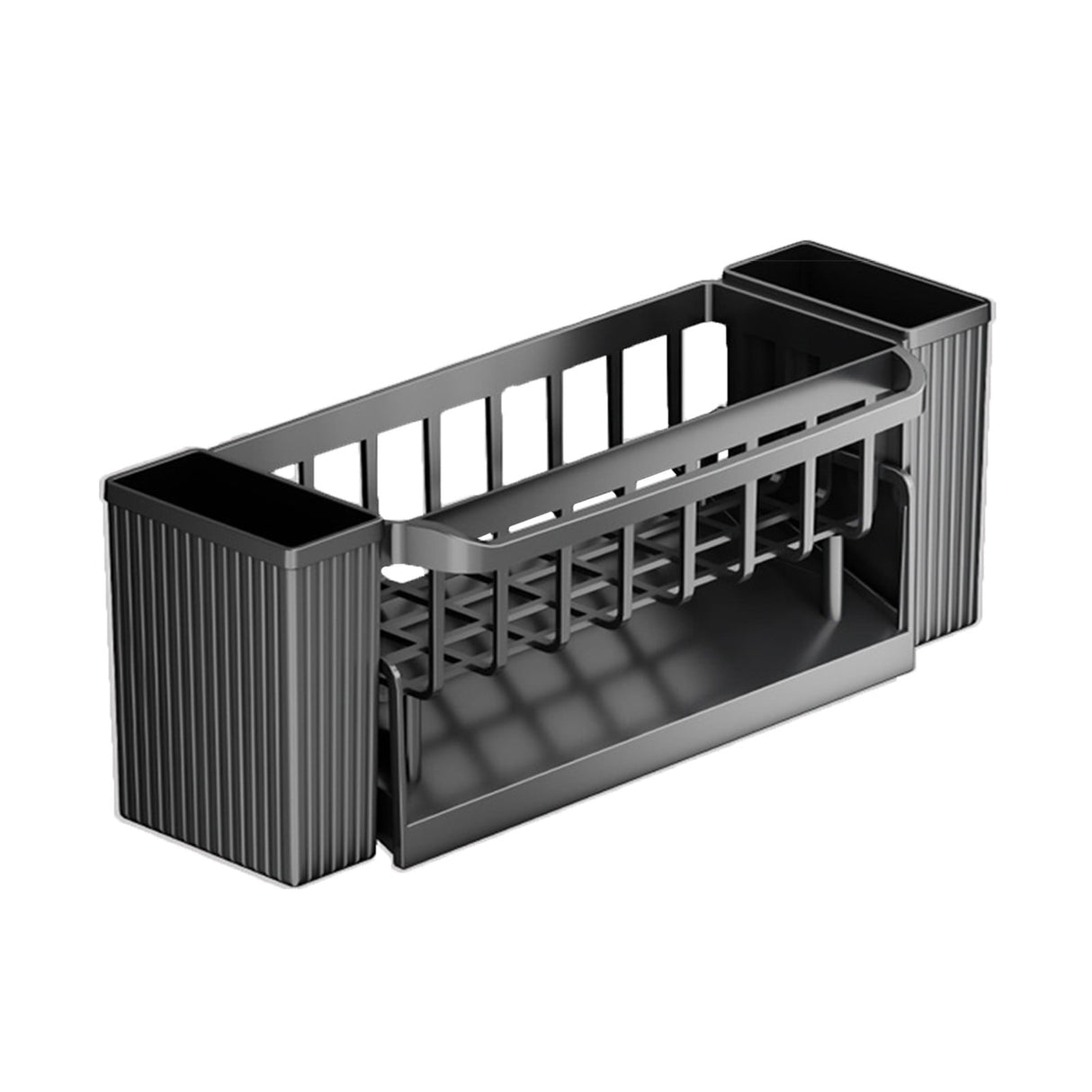 PALIFEUR Sponge Holder for Kitchen Sink, Kitchen Sink Organizer Rustproof 304 Stainless Steel Detachable Dishcloth Rack Sink Caddy, Kitchen Sponge Holder Bathroom Organizer Brush Holder Storage XC_#Gray