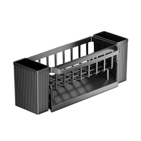 PALIFEUR Sponge Holder for Kitchen Sink, Kitchen Sink Organizer Rustproof 304 Stainless Steel Detachable Dishcloth Rack Sink Caddy, Kitchen Sponge Holder Bathroom Organizer Brush Holder Storage XC_#Gray