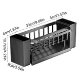 PALIFEUR Sponge Holder for Kitchen Sink, Kitchen Sink Organizer Rustproof 304 Stainless Steel Detachable Dishcloth Rack Sink Caddy, Kitchen Sponge Holder Bathroom Organizer Brush Holder Storage XC_#Gray