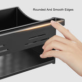 PALIFEUR Sponge Holder for Kitchen Sink, Kitchen Sink Organizer Rustproof 304 Stainless Steel Detachable Dishcloth Rack Sink Caddy, Kitchen Sponge Holder Bathroom Organizer Brush Holder Storage XD_#Black