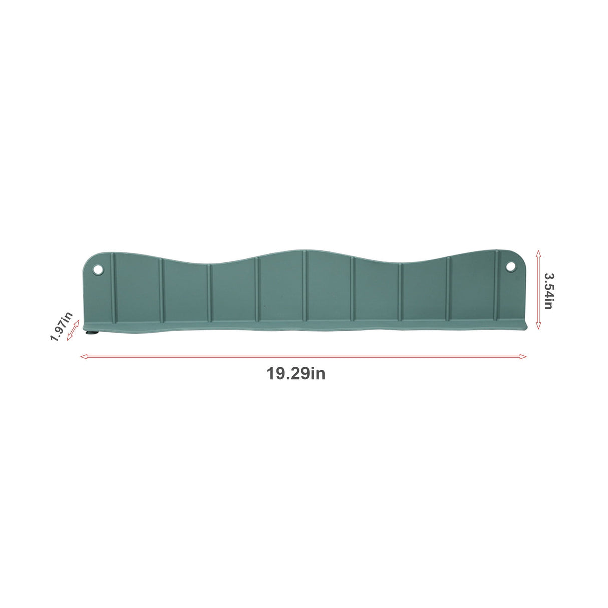 Tyidzon Silicone Sink Splash Guard 19.29X3.54X1.97 Inch Water Splash Guard for Kitchen and Bathroom Kitchen Sink Splash Guard with Suction Cup Green