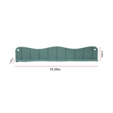 Tyidzon Silicone Sink Splash Guard 19.29X3.54X1.97 Inch Water Splash Guard for Kitchen and Bathroom Kitchen Sink Splash Guard with Suction Cup Green