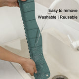 Tyidzon Silicone Sink Splash Guard 19.29X3.54X1.97 Inch Water Splash Guard for Kitchen and Bathroom Kitchen Sink Splash Guard with Suction Cup Green