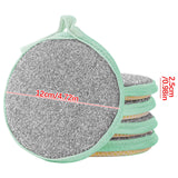 Under $1 Tyidzon Sponges Kitchen Multi-Purpose,5Pc Non-Scratch Sponges for Cleaning, Along with Heavy Duty Scrubbing Power - Reusable Double-Sided Dish Sponge for Dishes, Pots and Pans Green