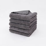 0.04lb Once for All Safe Food-Grade Items: Kitchen Cleaning Supplies! 1 Pack of Fiber Cleaning Cloth Available in 4 Colors (Green/White/Yellow/Black), Daily Home Products Kitchen Utensils Set Black