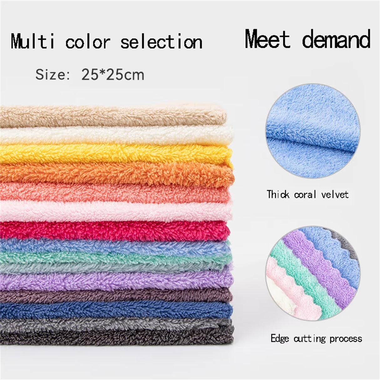 5 Pack Fiber Cleaning Cloth for Kitchen, Countertops, Dishes and Daily Home Cleaning, Pink, for Everyday Home Use
