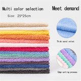 5 Pack Fiber Cleaning Cloth for Kitchen, Countertops, Dishes and Daily Home Cleaning, Pink, for Everyday Home Use