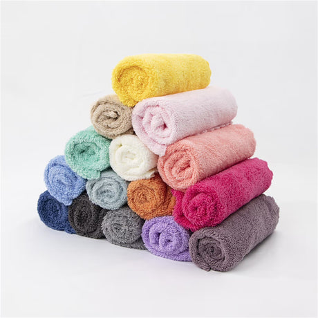 5 Pack Fiber Cleaning Cloth for Kitchen, Countertops, Dishes and Daily Home Cleaning, White, for Everyday Home Use