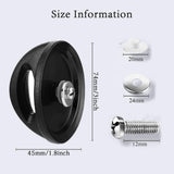 JWDX Pot Lid Handle Clearance, Kitchen Supplies, Pot Lid Replacement Knob for Rival Replacement Parts Pan Lid Hoding Handle Replacement Compatible with Kitchen Cookware Casserole Glass Saucepan Black