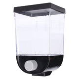 JWDX Storage Containers Clearance, Cereal Dispenser Countertop Cereal Containers Storage 1.5L /1Lorganization and Storage Containers for Kitchen Dry Food Dispenser for Rice Grains Snack Oatmeal BK1