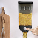 JWDX Storage Containers Clearance, Cereal Dispenser Countertop Cereal Containers Storage 1.5L /1Lorganization and Storage Containers for Kitchen Dry Food Dispenser for Rice Grains Snack Oatmeal BK2