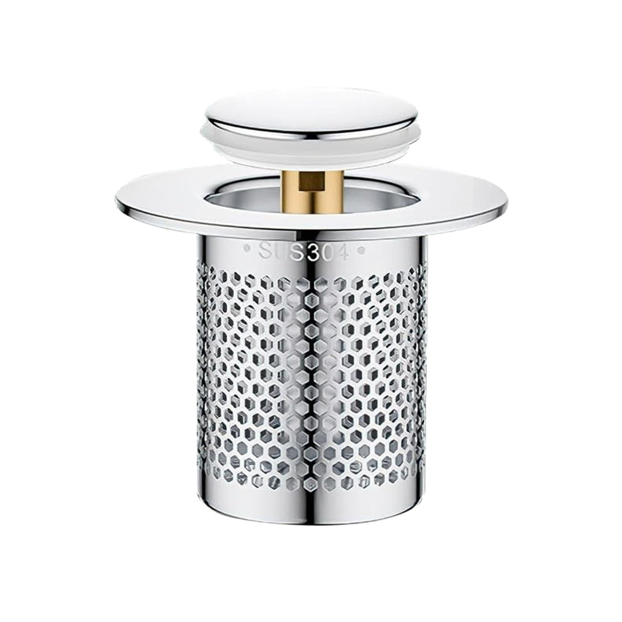JWDX Drain Rack Clearance, Stainless Steel Floor Drain Filter 2025 New Bathtub Sink Strainer Up Sink Filter Rustproof Sink Strainer Bathroom Sink Strainer for Kitchen Bathtub A