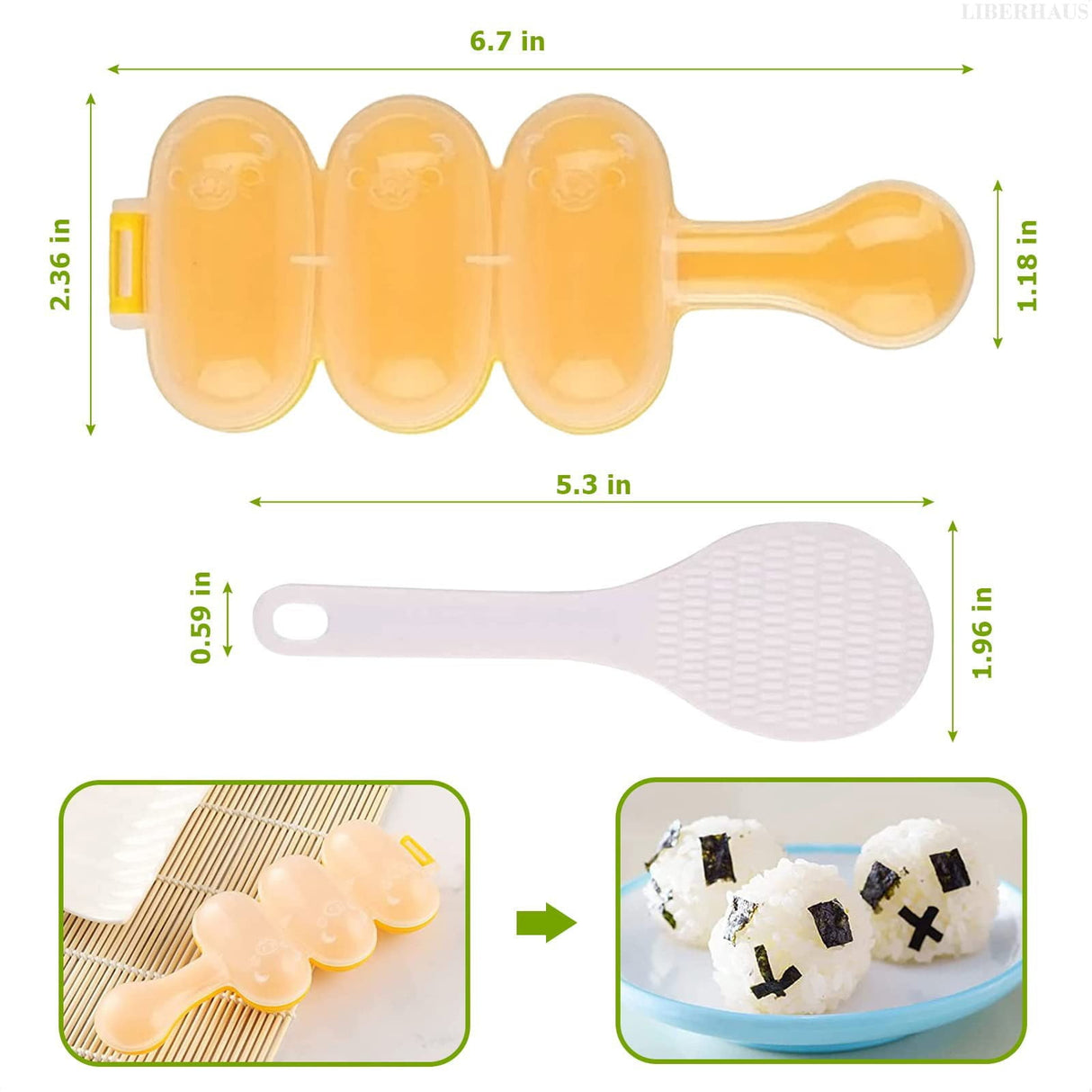JWDX Cake Mould Clearance, Rice Maker with Rice Kitchen Cooking Tools for Home Kitchen Rice Rice Shaper Rice Shaker Maker Yellow