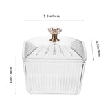 JWDX Food Storage Clearance, 2Pcs Sweets Jars Candy Jar Sugar Snacks Bowl Cookie Container Buffet Storage Container with Lid As shown