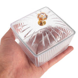 JWDX Food Storage Clearance, 2Pcs Sweets Jars Candy Jar Sugar Snacks Bowl Cookie Container Buffet Storage Container with Lid As shown