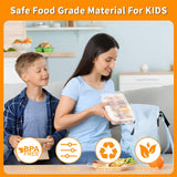 JWDX Food Storage Clearance, Snack Box Containers for Little Boys and Girls Snack Box Containers with 10 Adjustable Compartments Snack Box for Travel Meals Portable Easy to Use and Clean As shown
