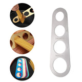 Spaghetti Measuring Ruler Rose Gold JWDX, 1*Spaghetti Measuring Ruler Stainless Spaghetti Measurer Tool Quick Pasta Measuring Tool for Kitchen Cooking Tool Get the Perfect Portion One Size GD2