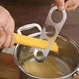 Spaghetti Measuring Ruler Rose Gold JWDX, 1*Spaghetti Measuring Ruler Stainless Spaghetti Measurer Tool Quick Pasta Measuring Tool for Kitchen Cooking Tool Get the Perfect Portion One Size Silver