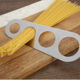 Spaghetti Measuring Ruler Rose Gold JWDX, 1*Spaghetti Measuring Ruler Stainless Spaghetti Measurer Tool Quick Pasta Measuring Tool for Kitchen Cooking Tool Get the Perfect Portion One Size Silver