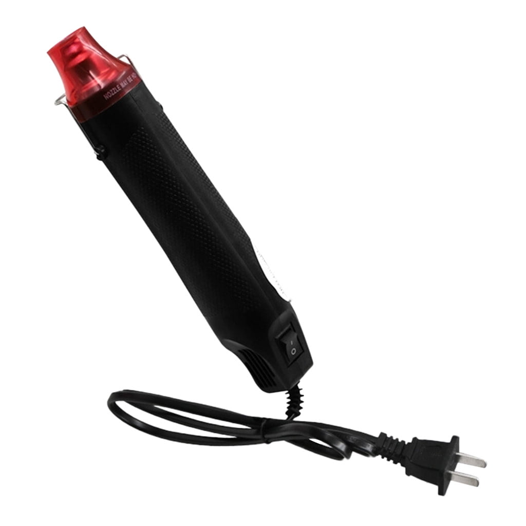 Multifunctional Hot Air Gun 220V Hot Air Gun Black - Flat Plug 1 × Heat Gun Paint Heat Shrink Wrap Tool Tool Crafts Diy Drying Embossing Tools & Home Improvement JWDX One Size Black