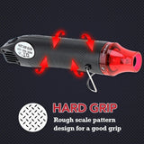 Multifunctional Hot Air Gun 220V Hot Air Gun Black - Flat Plug 1 × Heat Gun Paint Heat Shrink Wrap Tool Tool Crafts Diy Drying Embossing Tools & Home Improvement JWDX One Size Black