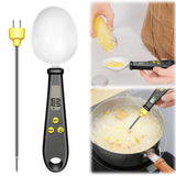 LGCASL Clearance! 2 in 1 Electronic Kitchen Scale 2 in 1 Electronic Kitchen Scale Lcd Digital Measuring Flour Digital Spoon Scale Kitchen Tool Forfood- White One Size Black