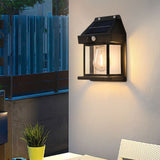 LGCASL Outdoor Courtyard Wall Lamp Wall Lights Outdoor Dusk to Dawn Motion Lights Outdoor 3 Lighting Wall Mount Light Sconces for Outside Patio Fence Yard Garage Black