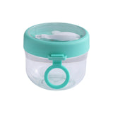 JWDX Kitchen, Kitchen Tools Clearance, Overnight Oats Jars Cereal Milk Container Leak Proof Oatmeal Jars Yogurt Containers with Lids Oatmeal to Go Container Pink Mint Green