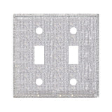 Clearance! JWDX Crystal Adornment, Crystal Decoration Promotion, Shiny Rhinestones Wall Plate Light Cover Wall Plate Cover Light Cover Decorative Bling Light Cover for Home Ornaments A B