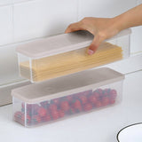 Clearance Sale! Ttybhh Food Storage, Pasta Container Noodle Storage Box Plastic Noodle Box Sealed Refrigerator Vermicelli Grain Storage Box with Lid Khaki