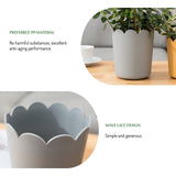 Jwdx Flower Pots Clearance, Garden Supplies Promotion! Plastic Plant Pots for Plants With Saucers Indoor Set of 1 Plastic Planters Modern Flower Pot With Hole for All House Plants Herbs Flowers Or4 Z5-GY2