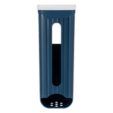 Clearance! JWDX Storage Container, Storage Containers Promotion, Kitchen Wall Mounted No Punched Rectangular Shopping Bag Storage Box with Lid Blue