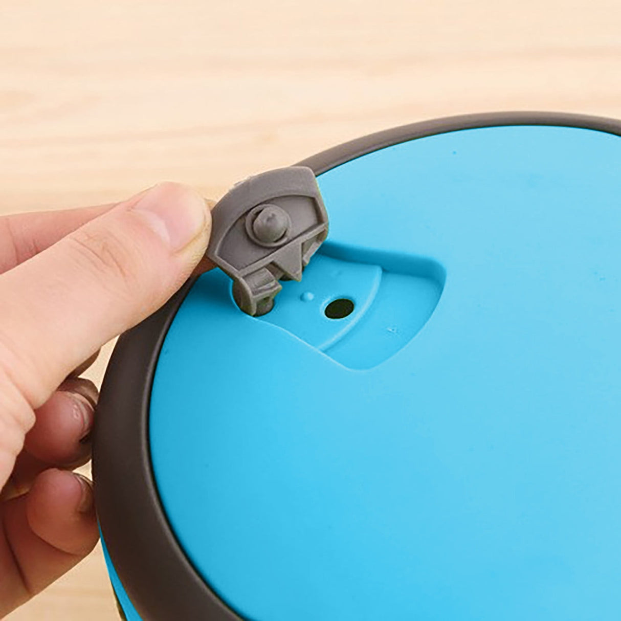 JWDX Storage Containers Clearance! Stainless Steel Round 1 Layer Insulated Food Thermal Containers Lunch Box Case, Storage Container Promotion Include 1Pc Round Lunch Box Sky Blue