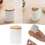 JWDX Storage Containers Clearance! Toothpick Container Toothpick Storage Box Home Hotel Simple White Toothpick Bottle Suitable for Family Restaurant Hotel, Include 1*Toothpick Box AS shown