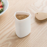 JWDX Storage Containers Clearance! Toothpick Container Toothpick Storage Box Home Hotel Simple White Toothpick Bottle Suitable for Family Restaurant Hotel, Include 1*Toothpick Box AS shown